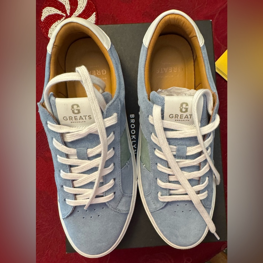 Women’s GREATS shoes Royale 2.0 in Light Blue (9.5)